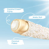 Snack Break Coconut Wafer Rolls, Crispy Rolled Wafer Cookies with Coconut Coating, Individually Wrapped On-the-Go Snack, 24 Count (Pack of 3)