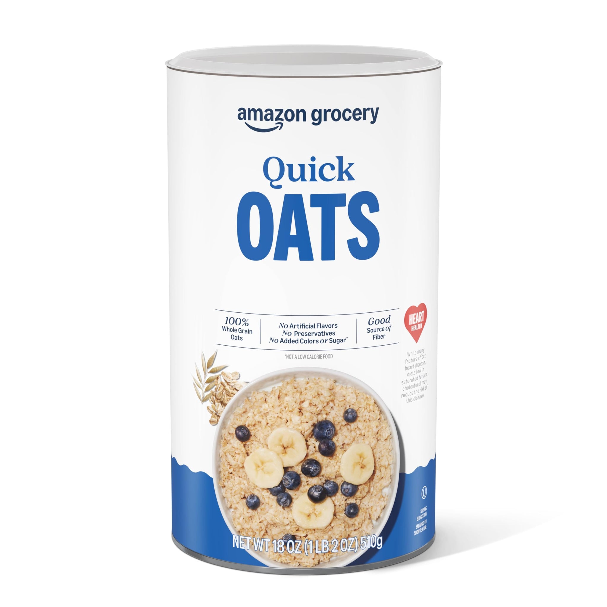 Amazon Grocery, Quick Cook Oats, 18 Oz