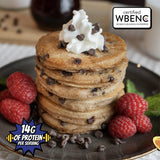 POWKAKES Protein Pancake Mix and Waffle Mix, Chocolate Chip (6, Chocolate Chip)
