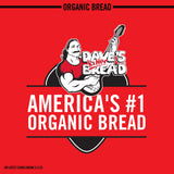 Dave's Killer Bread Raisin' the Roof!, Cinnamon Raisin Organic Breakfast Bread, 18 oz Loaf