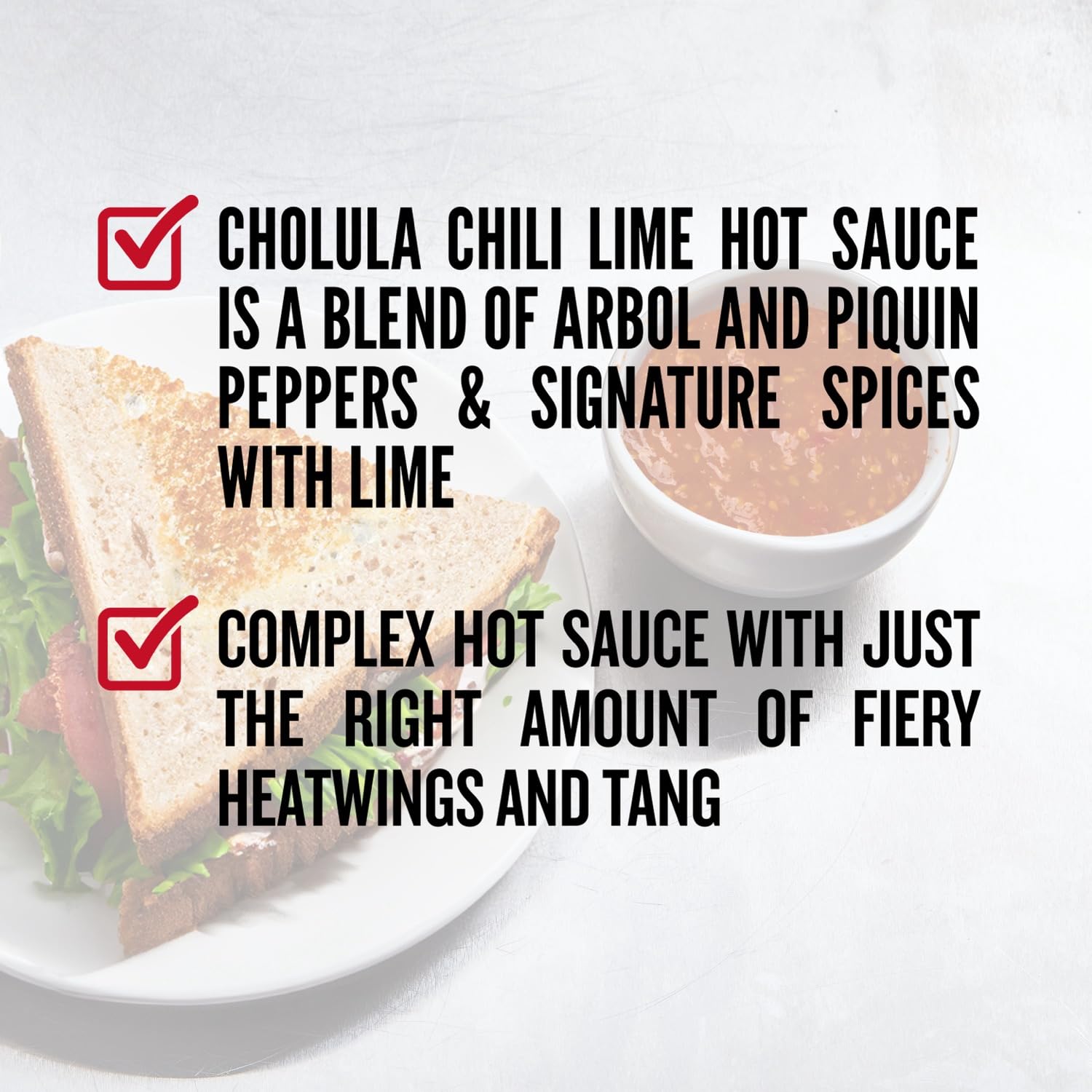 CHOLULA SAUCE HOT CHILI LIME, 5 OZ
