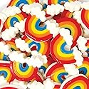 Rainbow Gummies - Bulk 38 Pk Individually Wrapped Gummy Candy - Rainbow Party Favors for Rainbow Birthday, Unicorn Party, Unicorn Birthday, Unicorn