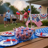 American Flag Chocolate Candy Rolls - Patriotic Candy - Perfect For 4th of July - Red White and Blue Candy - 5 Pounds