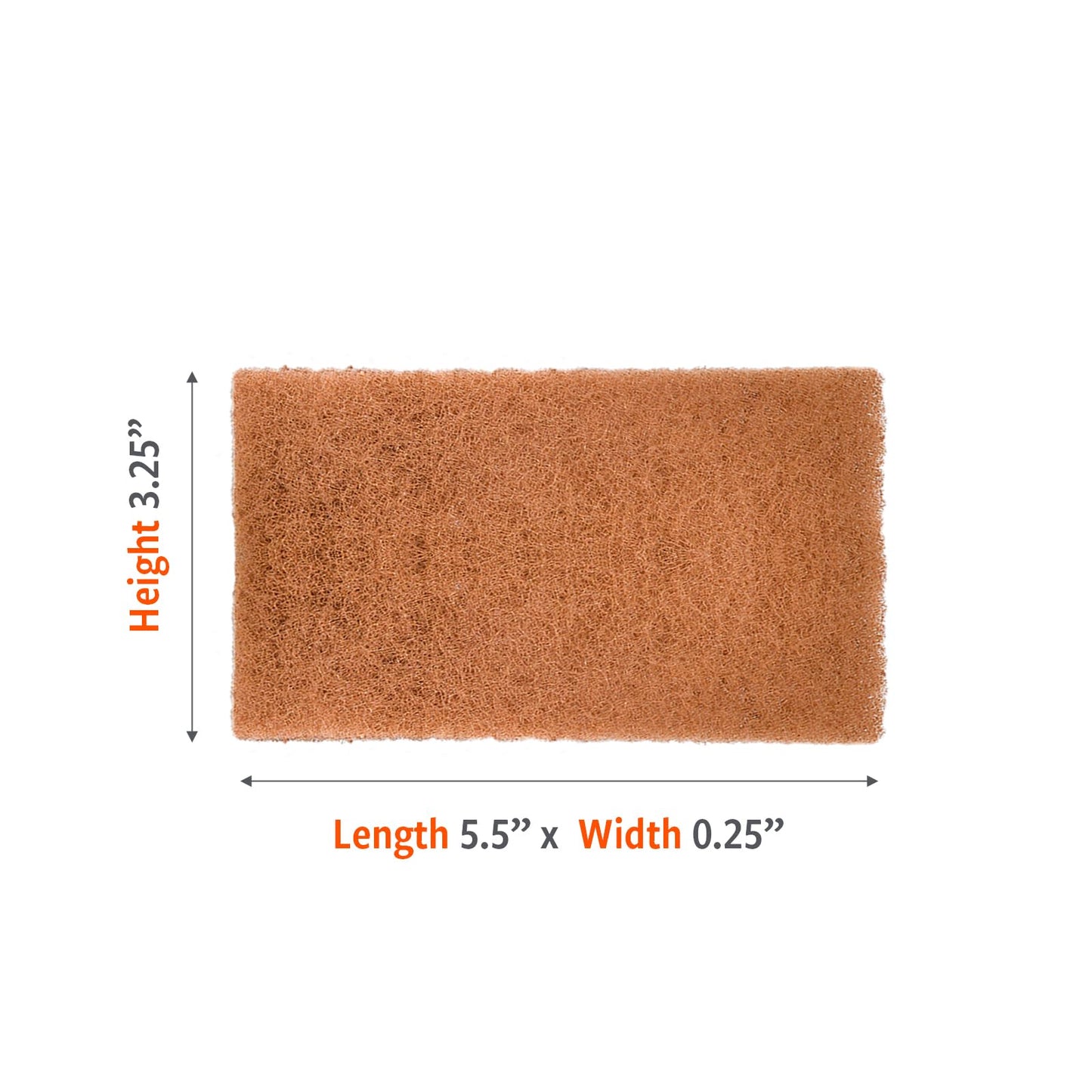 Full Circle Neat Nut - Walnut Scour Pads, Pack of 3 - Dual-Sided Non-Scratch Dish Scrubbers Made with Plant-Based & Recycled Materials, Durable