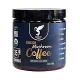 Bleu Owl Instant Organic Mushroom Coffee - 7 Superfood Mushrooms for Gut Health Energy & Clarity - Arabica 35 servings, 2.5oz. - Lion’s Mane Chaga