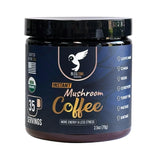 Bleu Owl Instant Organic Mushroom Coffee - 7 Superfood Mushrooms for Gut Health Energy & Clarity - Arabica 35 servings, 2.5oz. - Lion’s Mane Chaga