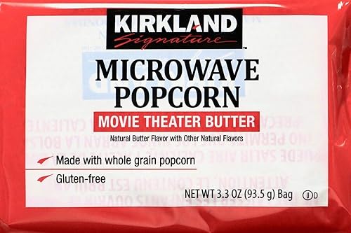 Kirkland Microwave Popcorn 3.3 Ounce, 4 Count Bags