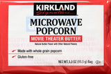 Kirkland Microwave Popcorn 3.3 Ounce, 4 Count Bags