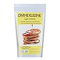 DivineKuizine Complete & Fluffy Pancake and Waffle Mix - Vegan Friendly, All-Natural Ingredients - No Artificial Flavors, Sweeteners, or Preservatives - Delicious Homemade Taste, Easy to Use Pancake and Waffle Mix, Homemade Pancakes Mix 2lbs
