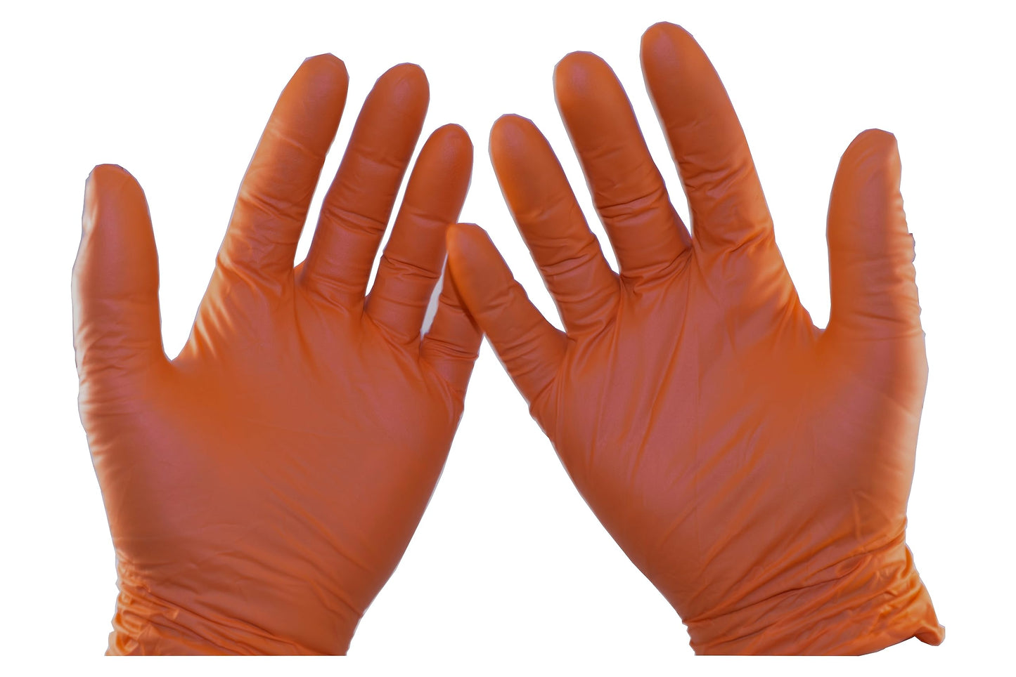 Black Mamba Orange Mamba Super Strong Nitrile 100 Glove Box Textured Grip (Large)