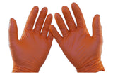 Black Mamba Orange Mamba Super Strong Nitrile 100 Glove Box Textured Grip (Large)