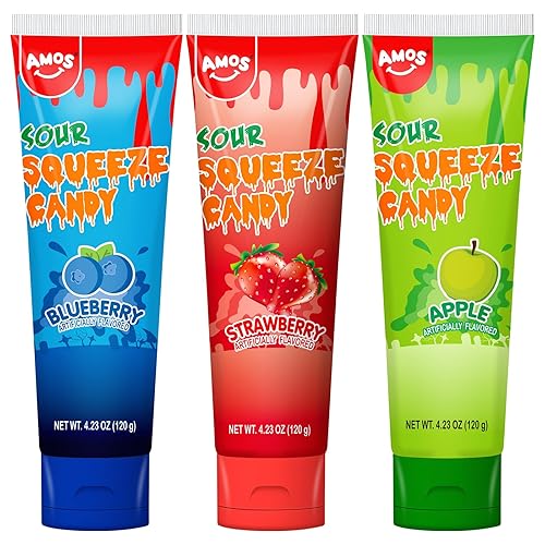 Amos Sour Squeez Candy (COMBO, 360G)