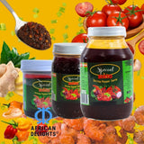 African Delights Special Shito Sauce, Spicy Shrimp and Fish Pepper Sauce, Authentic Ghanaian Flavor, Made in USA Following Authentic Ghanaian Recipe