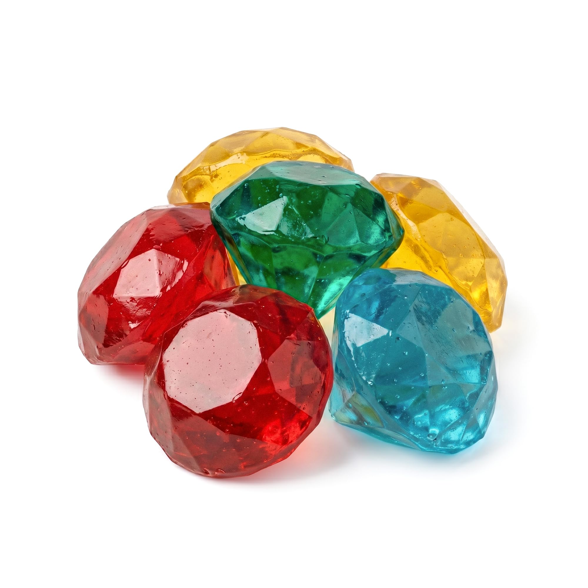 NY Spice Shop Fruit Gems 3D Gummy Candy Bulk - 1 Pound 3D Gummies Candies Gems for Cakes - Gummies Fruity Snacks Unique Candy