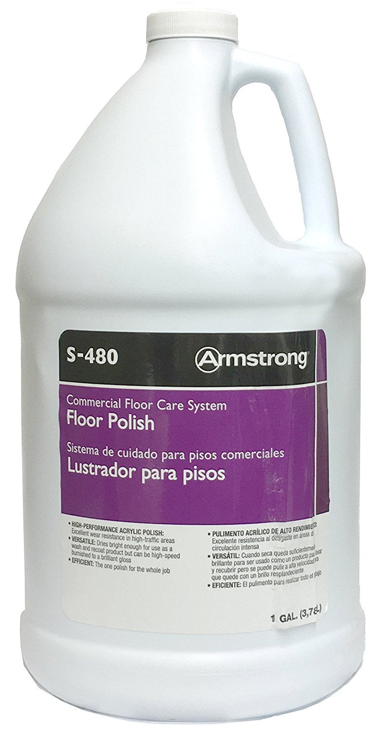 Armstrong S-480 Commercial Floor Polish 1 Gallon