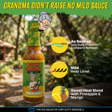 Rockin’ Grandma’s Sweet Sauce by Dave’s Gourmet, 5 fl oz - Featured on Prime Video’s Jury Duty: Company Retreat - Low Calorie Tropical Sweet Heat Hot