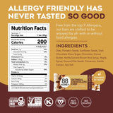 88 Acres Granola Bars, Oatmeal Chocolate Chip, 6 Count, School Safe, Allergen Free Seed & Oat Snack Bar, Gluten & Nut Free, Vegan, Non-GMO & Kosher