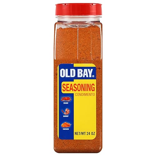 OLD BAY Seasoning, 24 oz - One 24 Ounce Container of OLD BAY All-Purpose Seasoning with Unique Blend of 18 Spices and Herbs for Crabs, Shrimp