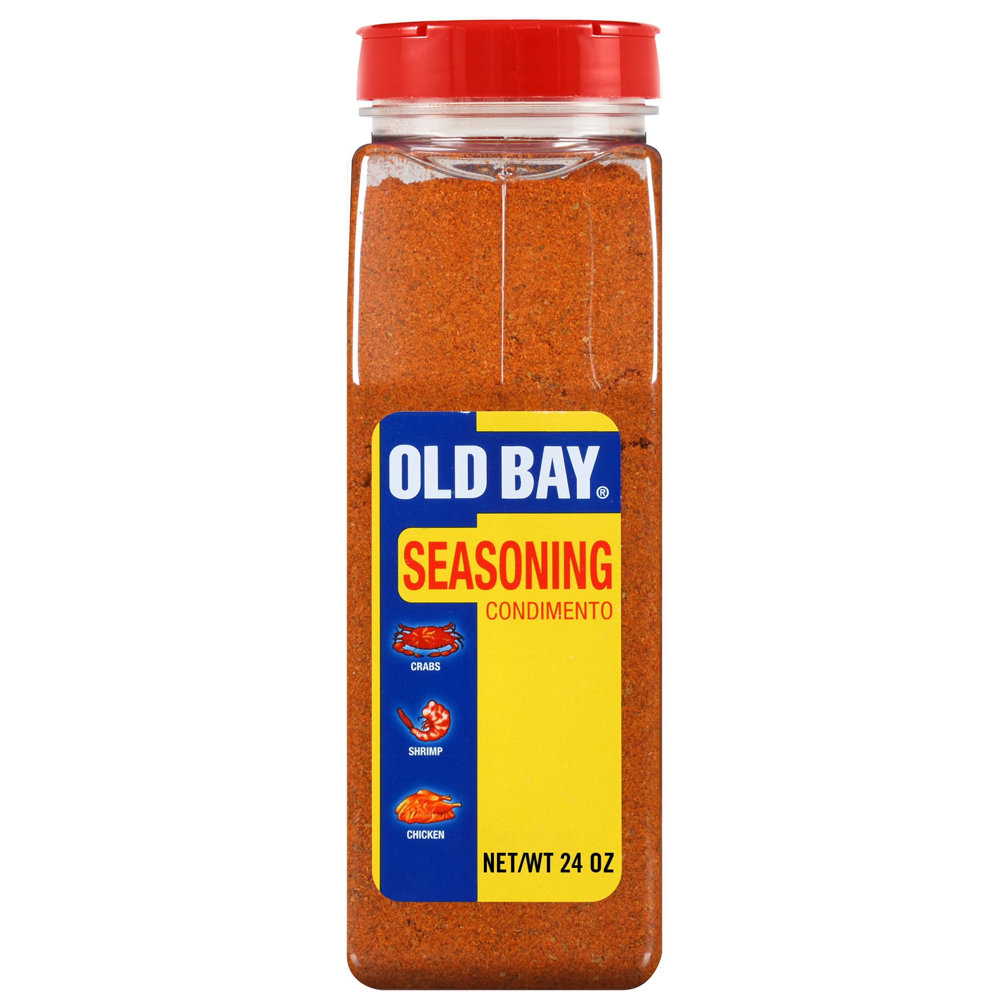 OLD BAY Seasoning, 24 oz - One 24 Ounce Container of OLD BAY All-Purpose Seasoning with Unique Blend of 18 Spices and Herbs for Crabs, Shrimp