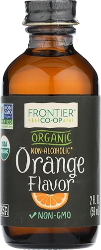 FRONTIER Organic Orange Flavor, 2 FZ