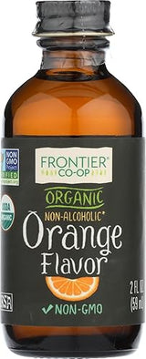 FRONTIER Organic Orange Flavor, 2 FZ