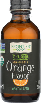 FRONTIER Organic Orange Flavor, 2 FZ