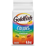 Goldfish Colors Cheddar Cheese Crackers, Baked Snack Crackers, 6.6 oz Bag