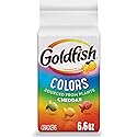 Goldfish Colors Cheddar Cheese Crackers, Baked Snack Crackers, 6.6 oz Bag