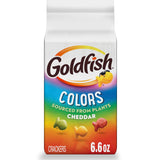 Goldfish Colors Cheddar Cheese Crackers, Baked Snack Crackers, 6.6 oz Bag