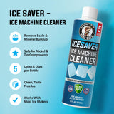 HVAC Guys Ice Machine Cleaner and Descaler 16oz (5 Uses) Removes Scale and Mineral Buildup for Clean, Fresh-Tasting Ice, Nickel and Tin Safe, Made in