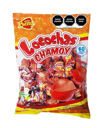 BENY LOCOCHAS CHAMOY FLAVOR 1LB .098OZ 60PCS