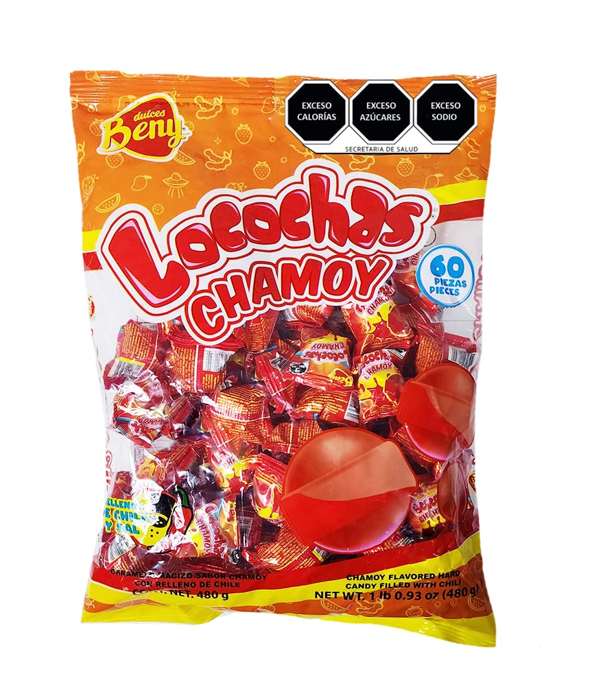 BENY LOCOCHAS CHAMOY FLAVOR 1LB .098OZ 60PCS