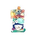 Apexy Creative Lollipops - Handcrafted Candy Pops | Assorted Fun Designs | Colorful Party Candy, Kids Treat & Gift 2 Packs,12 Lollipops (Space