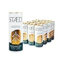 STAED Organic Energy Drinks, Clean Natural Productivity Drink with Cognizin® Citicoline & L-Theanine, Sparkling Functional Beverage, Clean Caffeine