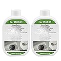 Liminfeit 2 Pack Floor Cleaning Solution for Roomba Plus 405 505 Max 705 Combo Robot, Mopping Concentrate for iRobot Roomba, Residue & Streak Free