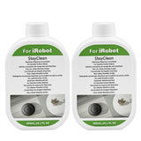 Liminfeit 2 Pack Floor Cleaning Solution for Roomba Plus 405 505 Max 705 Combo Robot, Mopping Concentrate for iRobot Roomba, Residue & Streak Free