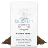 Crockett Medium Roast Ground Coffee - Bold Medium Roast Ground Coffee with Smooth Body, Balanced Flavor & Clean Finish - Perfect for Classic Coffee