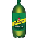Schweppes Ginger Ale Soda, 2 Liter Bottle