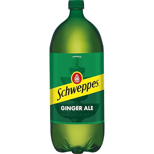 Schweppes Ginger Ale Soda, 2 Liter Bottle