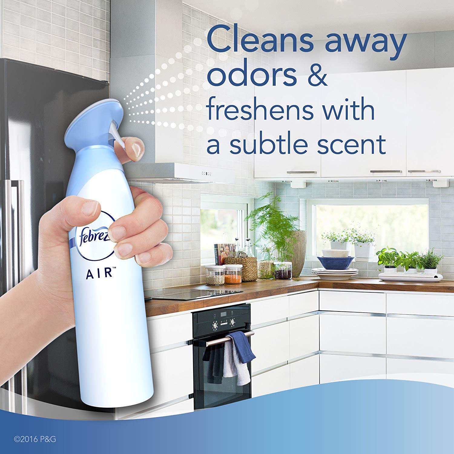 Febreze Odor-Eliminating Air Freshener with Gain Island Fresh Scent, Ginger, 8.8 Oz