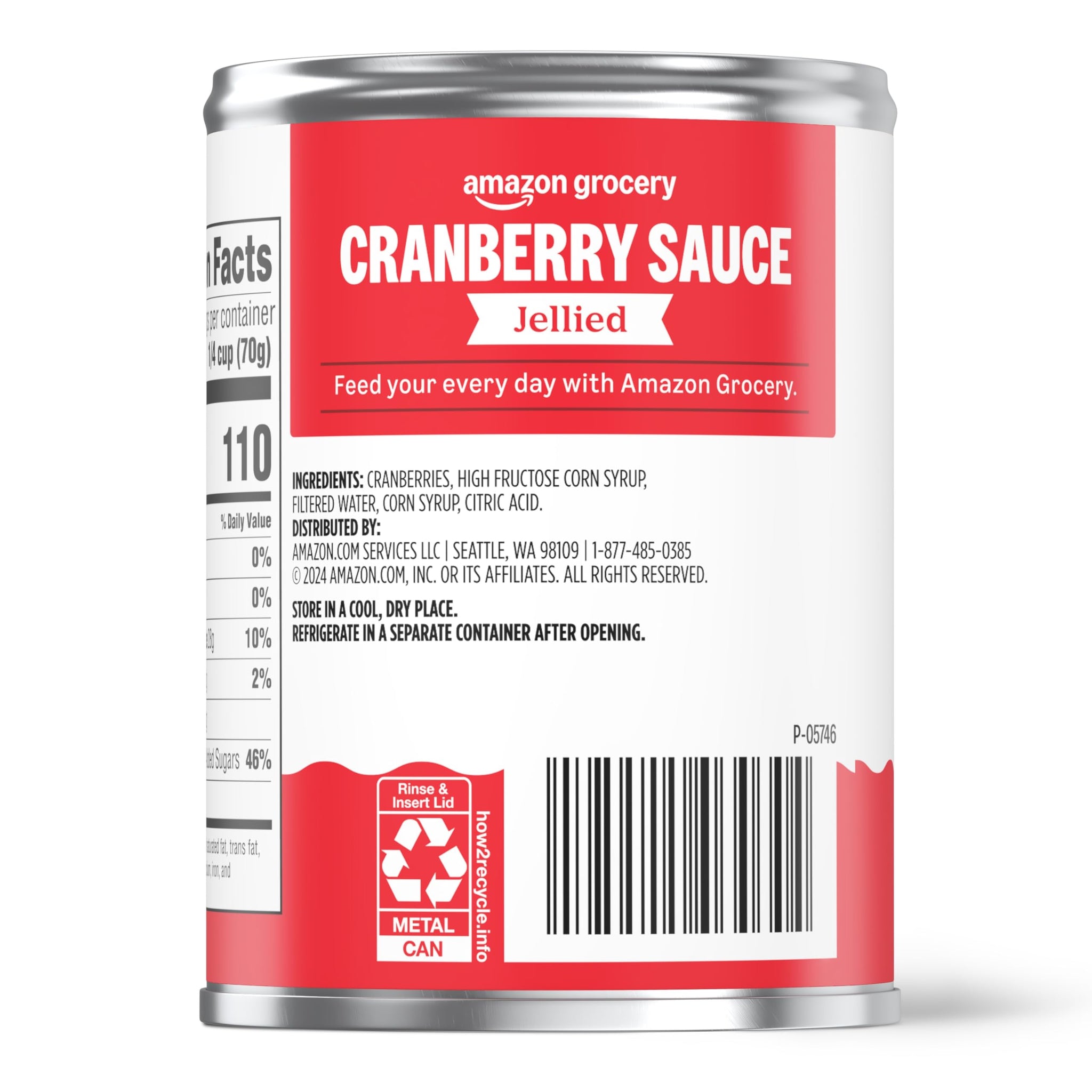 Amazon Grocery, Jellied Cranberry Sauce, 14 Oz