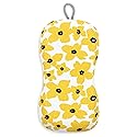 MÜkitchen Premuim Sponge for Dishes and Household Cleaning | Microfiber Print and Non-Scratch Scrub Pad (Buttercup Floral)