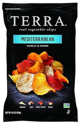 TERRA Vegetable Chips, Mediterranean Herbs and a Hint of Lemon, 6.8 oz