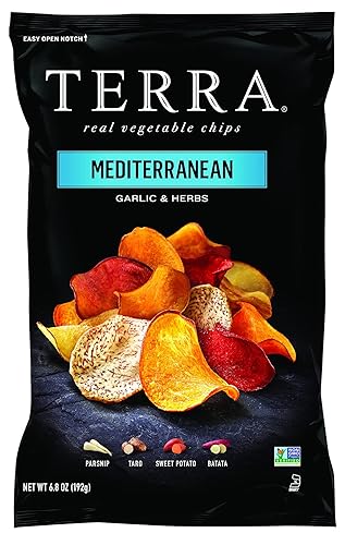 TERRA Vegetable Chips, Mediterranean Herbs and a Hint of Lemon, 6.8 oz