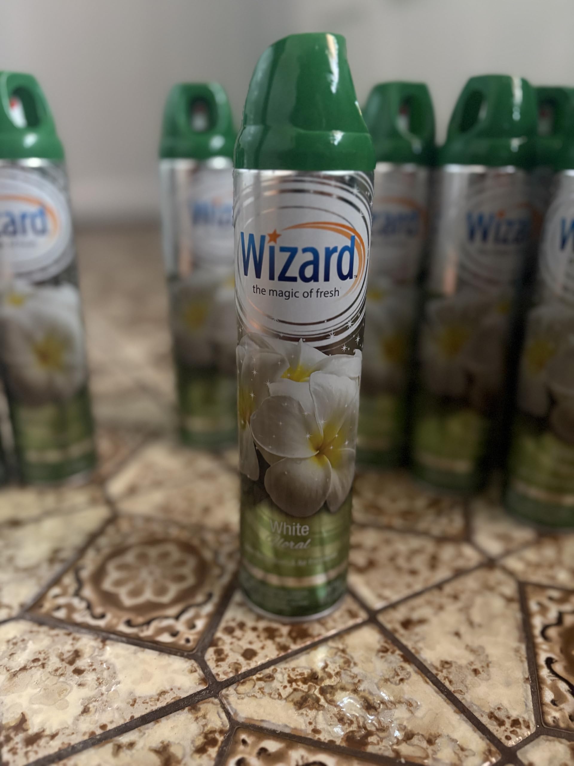 Wizard The Magic of Fresh | Odor Neutralizer & Air Freshener - 10 Oz. White Floral (Pack of 3) (Packaging May Vary)