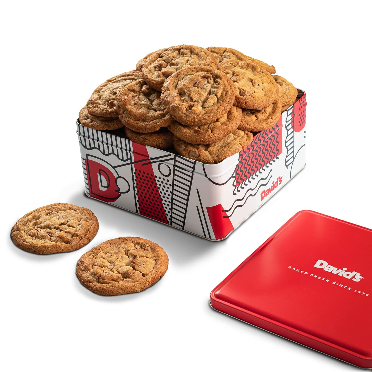 David's Cookies 2lbs Peanut Butter Fresh Baked Cookies - Delectable & Premium Ingredients - No Added Preservatives Cookie Gift Basket