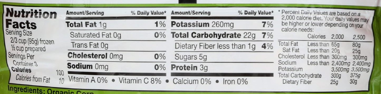 Cascadian Farm Organic Sweet Corn 10 oz Bag (Frozen)