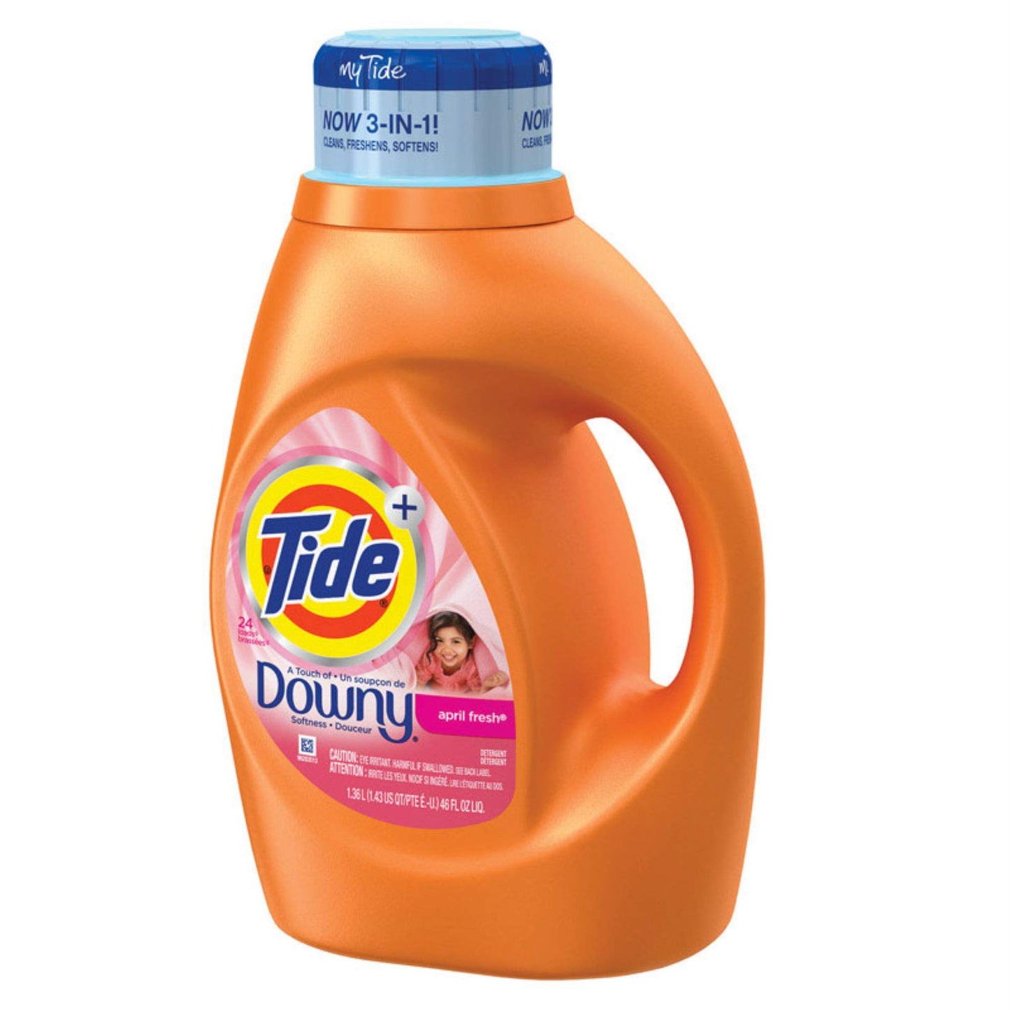 Tide With Downy Liquid Laundry Soap (April Fresh, 46oz)