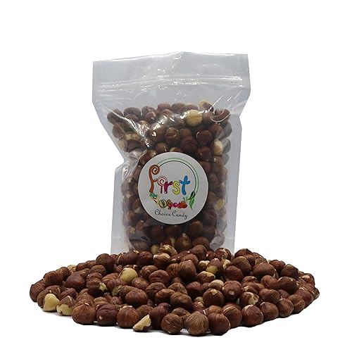 FirstChoiceCandy Gourmet Raw Unsalted Hazelnuts 1 LB