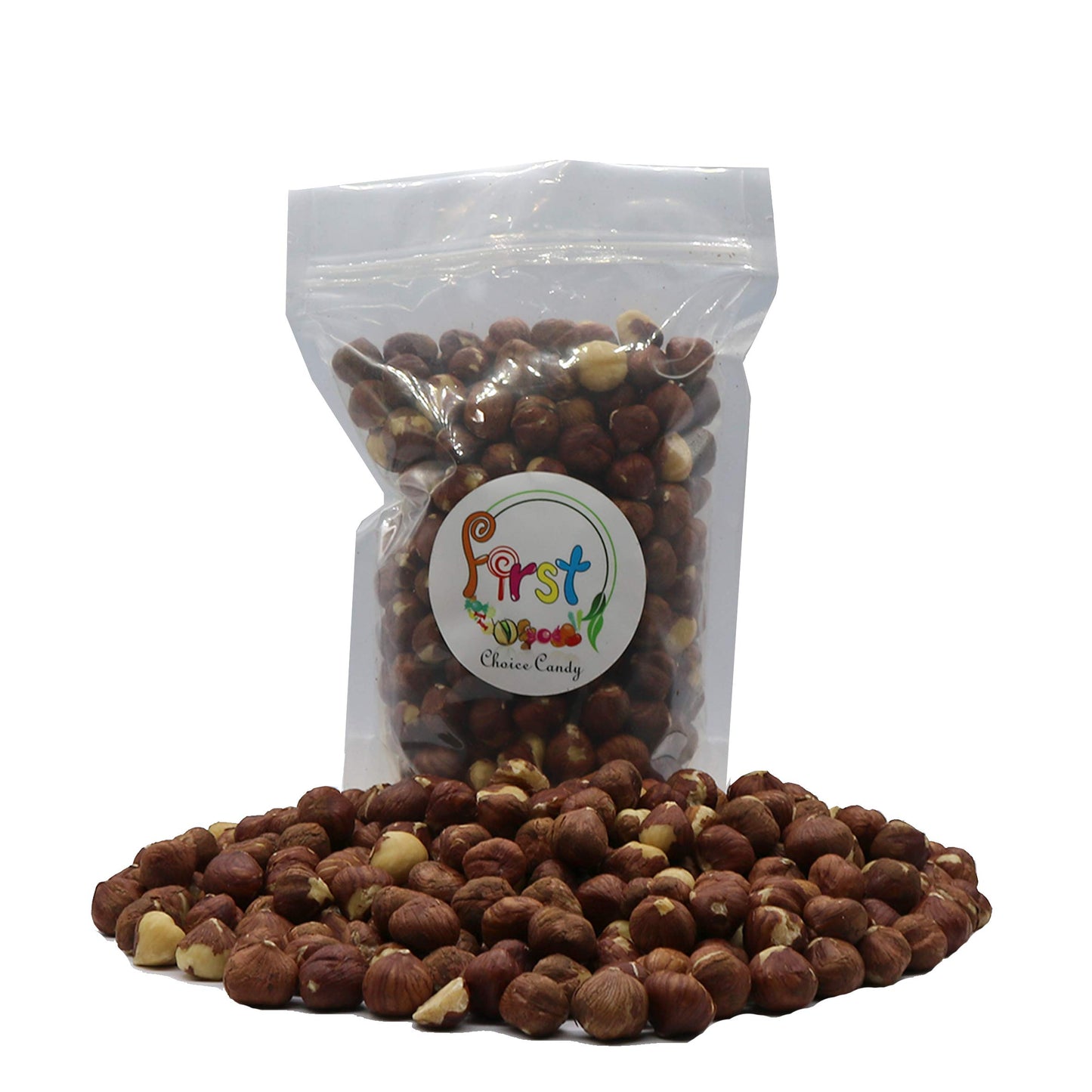 FirstChoiceCandy Gourmet Raw Unsalted Hazelnuts 1 LB